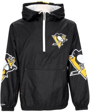 Mitchell &amp; Ness Pull-On Windbreaker Nhl Team Og 2.0 Anorak Windbreaker Pitpen - Blue