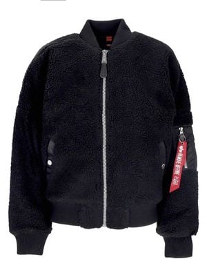 Alpha Industries Teddy Bear Ma-1 Vf Teddy Wmn - Blue