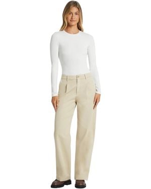 Guess Pants Leg Wide - Natural