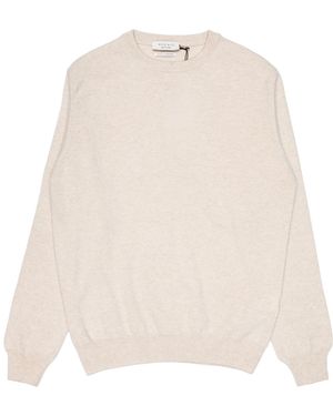 WOOL &amp; CO Sweater Paricollo Rasato - Natural