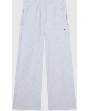 Champion Pantalones De Altura Recta - Blanco