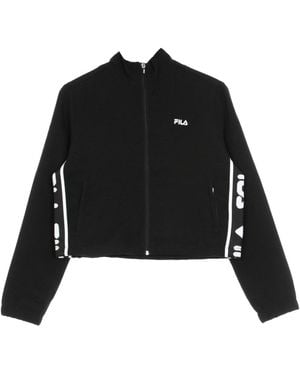 Fila Taini Taped Crepe Jacket Chaqueta De Chandal Mujer Negro