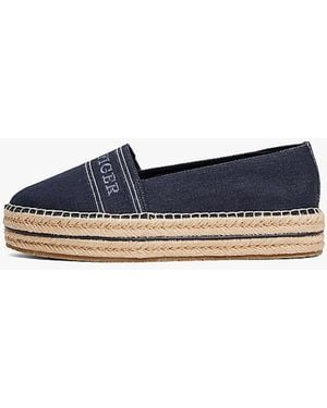Tommy Hilfiger Denim Platform Espadrilles - Blue