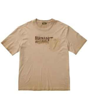 Blauer T-Shirt - Natural