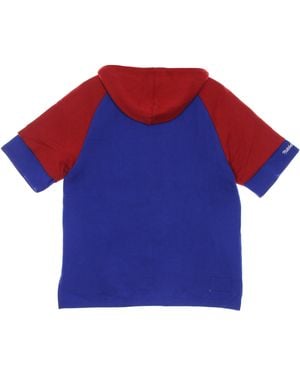 Mitchell & Ness Short Sleeve Hoodie Nfl Fleece Hoodie Bufbil - Blue
