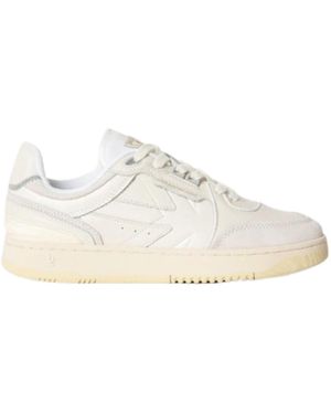 Kaotiko Sneakers Boston Piping - White