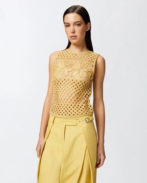 Pinko Gonzano Top Fantasy 25 - Amarillo