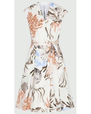 Marella Optic Wallet Dress - White