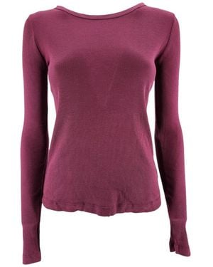 Velvet T-Shirts And Polos Bordeaux - Purple