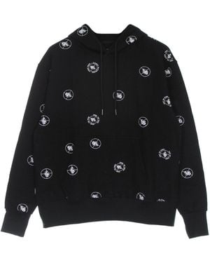 Element Lightweight Hooded Sweatshirt Pexe Polka Hood - Black