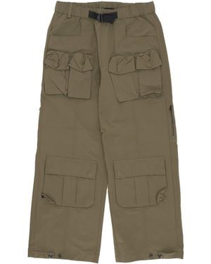 The Hundreds Long Pants Wide Cargo Pants - Green