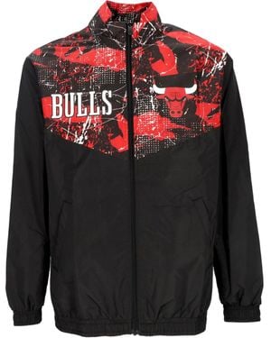 KTZ Tracksuit Jacket Nba All Over Print Panel Track Jacket Chibul - Black