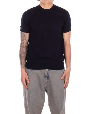 Alpha Studio Knitted Au5040C 1001 Round Neck M\M Night - Blue