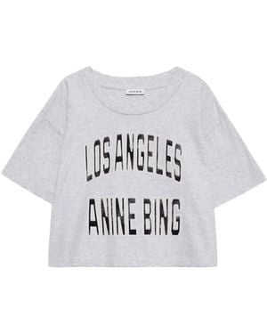 Anine Bing T-Shirt Femme - Blanc