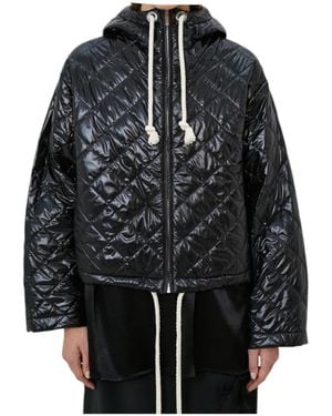MEIMEIJ Quilted Jacket With Coulisse - Black
