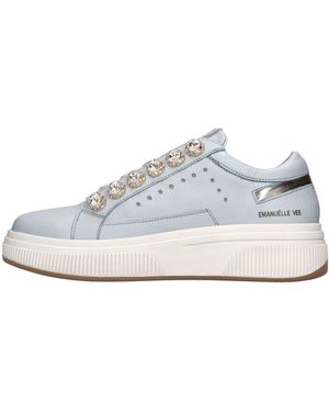 Emanuélle Vee Sneakers Blauw - Wit