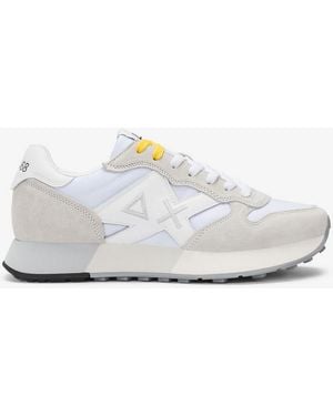 Sun 68 Shoe Bicolor - White