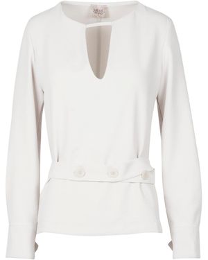 MÊME ROAD Blusa - Blanc