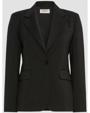 Max Mara Single-Breasted Jacket - Black