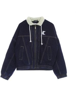 Karlkani Og Raw Denim Jacket Jeans - Blue