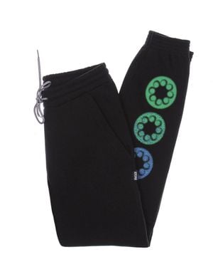 Octopus Sweatpants Blurred Sweatpant - Black