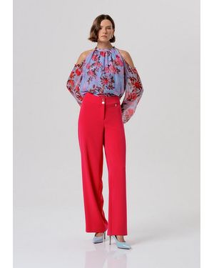Fracomina Palace Pants - Red
