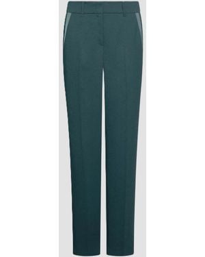 Marella Straight Leg Pants Peacock - Green