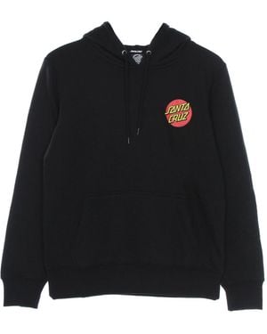 Santa Cruz Classic Dot Hood Sweatshirt - Black