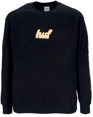 Huf Crewneck Sweatshirt Italicized Crewneck - Blue