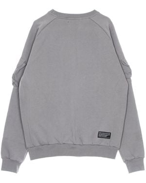 5TATE OF MIND Retrofuture Sweatshirt Graues Herren-Sweatshirt Mit Rundhalsausschnitt