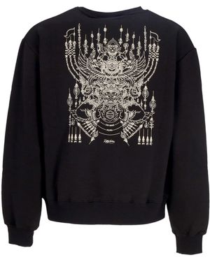 DOLLY NOIRE Lichtgewicht Crewneck De Mooneater Crewneck - Zwart