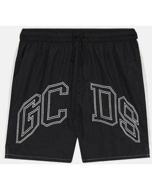 Gcds Schwarz-Weiber Zweiton-Badeanzug