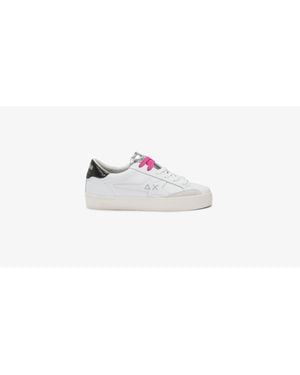 Sun 68 Sneakers Katy Leather - White