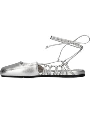 Vic Matié Flat Shoes - White