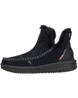 HEYDUDE Mujeres Botas Negras - Negro