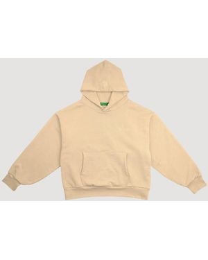 GARMENT WORKSHOP Doble Capa Embro Hoodie - Blanco