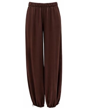 SIMONA CORSELLINI Pants - Brown