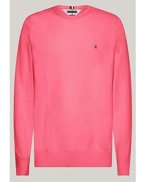 Tommy Hilfiger Hemden Mann Mw0Mw21316 Cre Nacken Tik Glamour - Pink