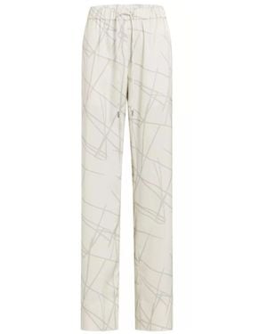 Calvin Klein Lw Shiny Satin Pyjama Hose - Weiß