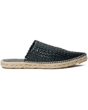 Bottega Veneta Espadrillas Lagoon Mit Dunkelgrunem Stein - Grün