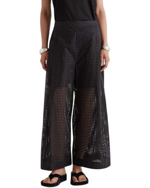 MEIMEIJ Pants Perforated Spring/Summer 2026 M6Ea37-Nero - Black