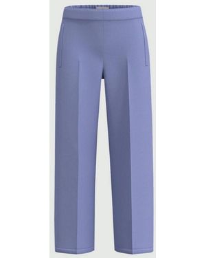 Marella Gabardine Pants Pervinca - Blue