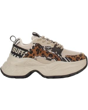 Buffalo Animal Sneakers - White