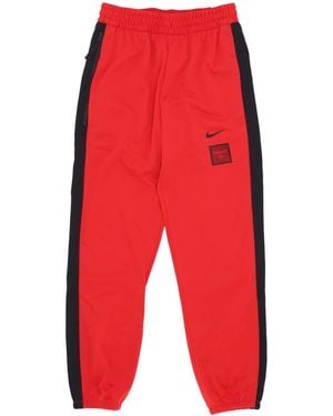 Nike Tracksuit Pants Nba Starting Five Fleece Pant Chibul - Red