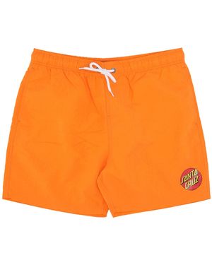 Santa Cruz Classic Dot Swimshort Swim Shorts - Orange
