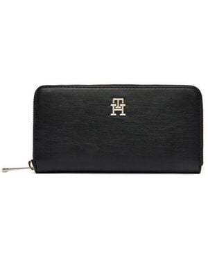 Tommy Hilfiger Cartera Th Chic Lrg Es - Negro