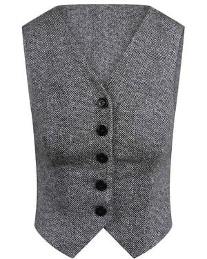 Ermanno Scervino Chaleco Femenino - Gris