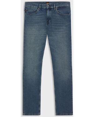 BOSS Jeans Slim Fit Homme Bleu Moyen