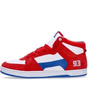 Etnies Mc Rap Hi Skateschoenen Rood/Wit/Blauw