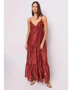 GAUDI Dress With Straps - Red